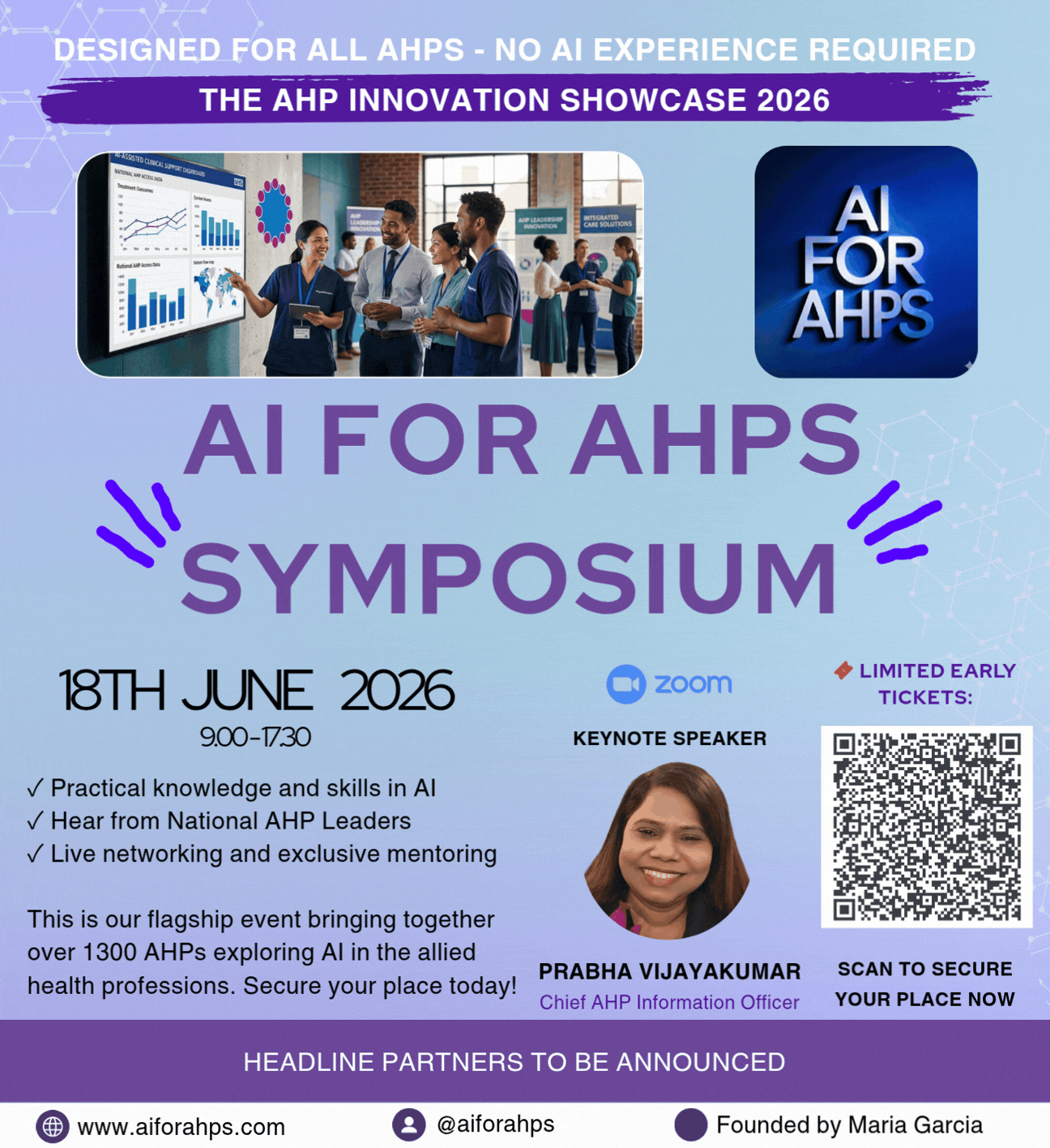AI for AHPs Symposium 2026 — 18th June, designed for all AHPs, no AI experience required